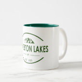 Tasse 2 Couleurs Parc national des Lacs-Waterton (Devant droit)