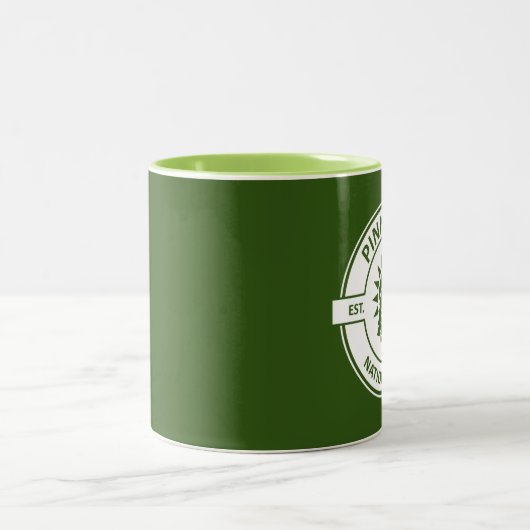 Tasse 2 Couleurs Parc national des Pinnacles Sun Trees (Centre)