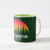 Tasse 2 Couleurs Parc national des Rocheuses (Devant droit)