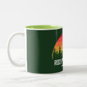 Tasse 2 Couleurs Parc national des Rocheuses (Gauche)