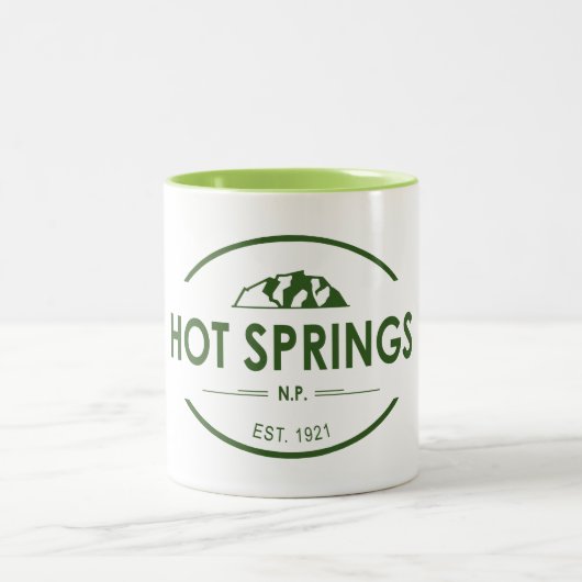 Tasse 2 Couleurs Parc national des sources chaudes (Centre)
