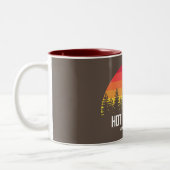 Tasse 2 Couleurs Parc national des sources chaudes (Gauche)