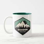 Tasse 2 Couleurs Parc national d'Exmoor (Gauche)