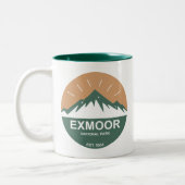 Tasse 2 Couleurs Parc national d'Exmoor (Gauche)