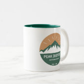 Tasse 2 Couleurs Parc national du district de Peak (Devant droit)