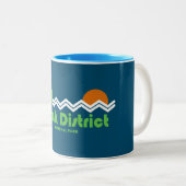 Tasse 2 Couleurs Parc national du district de Peak (Devant droit)