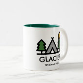 Tasse 2 Couleurs Parc national du Glacier (Devant droit)