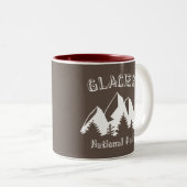 Tasse 2 Couleurs Parc national du Glacier (Devant droit)