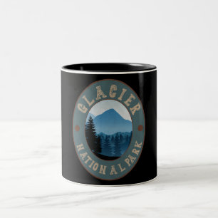 Tasse 2 Couleurs Parc national du Glacier Montana Usa Cadeaux