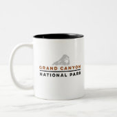 Tasse 2 Couleurs Parc national du Grand Canyon (Gauche)