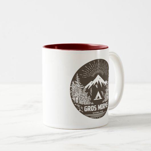 Tasse 2 Couleurs Parc national du Gros Morne (Devant droit)