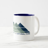 Tasse 2 Couleurs Parc national du Mont-Revelstoke (Devant droit)
