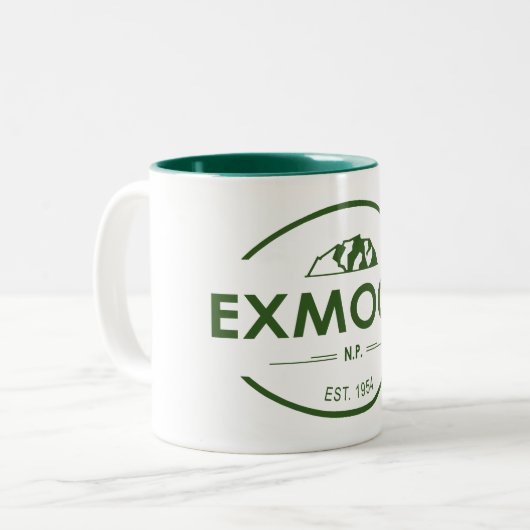Tasse 2 Couleurs Parc national Exmoor (Devant gauche)