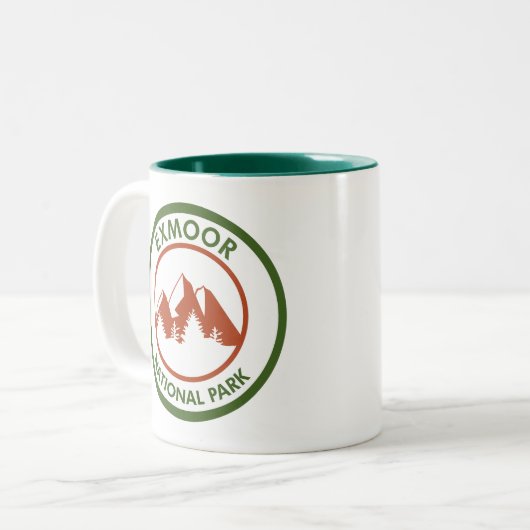 Tasse 2 Couleurs Parc national Exmoor (Devant gauche)
