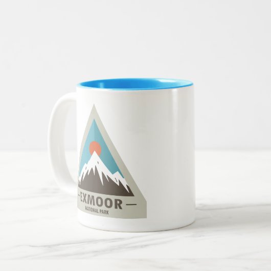 Tasse 2 Couleurs Parc national Exmoor (Devant gauche)