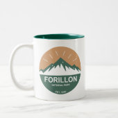Tasse 2 Couleurs Parc national Forillon (Gauche)