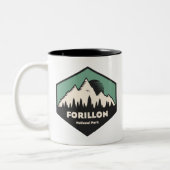 Tasse 2 Couleurs Parc national Forillon (Gauche)