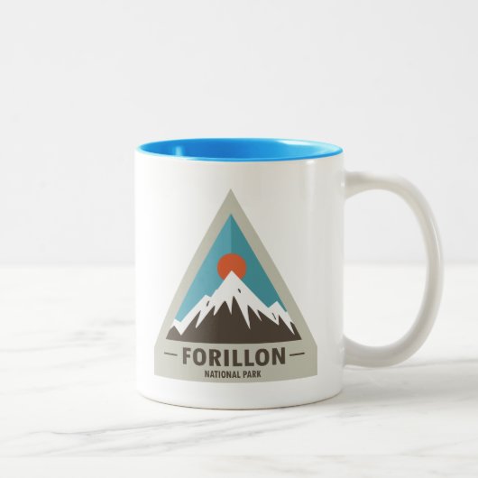 Tasse 2 Couleurs Parc national Forillon (Droit)