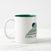 Tasse 2 Couleurs Parc national Forillon Mont Sun (Gauche)