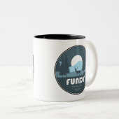 Tasse 2 Couleurs Parc national Fundy Deer (Devant droit)