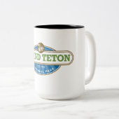 Tasse 2 Couleurs Parc national grand de Teton (Devant droit)