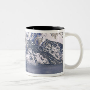 Tasse 2 Couleurs PARC NATIONAL GRAND TETON, WYOMING. ÉTATS-UNIS. Br