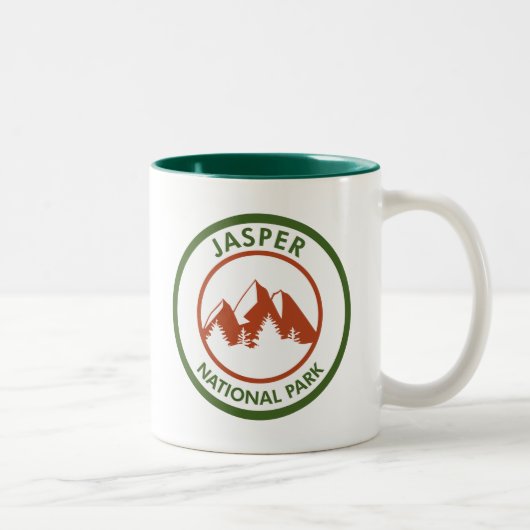 Tasse 2 Couleurs Parc national Jasper (Droit)