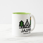 Tasse 2 Couleurs Parc national Jasper (Devant droit)