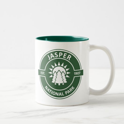 Tasse 2 Couleurs Parc national Jasper (Droit)