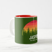 Tasse 2 Couleurs Parc national Jasper (Devant gauche)