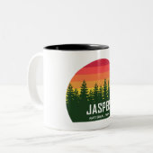 Tasse 2 Couleurs Parc national Jasper (Devant gauche)