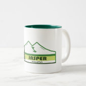Tasse 2 Couleurs Parc national Jasper Grandes vertes (Devant droit)