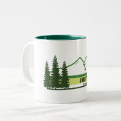 Tasse 2 Couleurs Parc national Jasper Grandes vertes (Devant gauche)