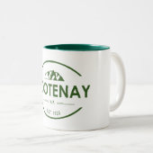 Tasse 2 Couleurs Parc national Kootenay (Devant droit)