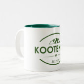 Tasse 2 Couleurs Parc national Kootenay (Devant gauche)