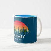 Tasse 2 Couleurs Parc national Kootenay (Devant droit)