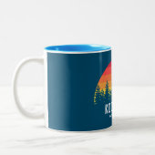 Tasse 2 Couleurs Parc national Kootenay (Gauche)