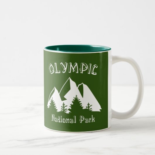 Tasse 2 Couleurs Parc national olympique (Droit)