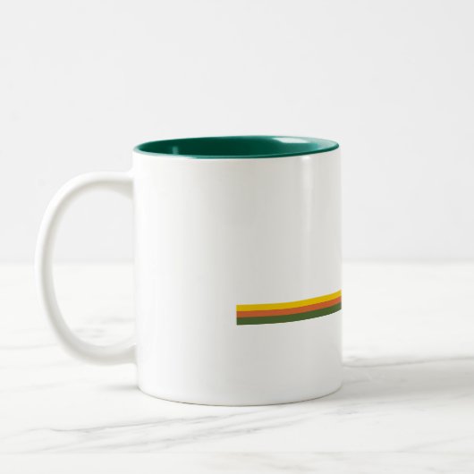 Tasse 2 Couleurs Parc national Yoho Pine Trees Soleil (Gauche)