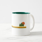 Tasse 2 Couleurs Parc Pine Trees Sun (Devant droit)