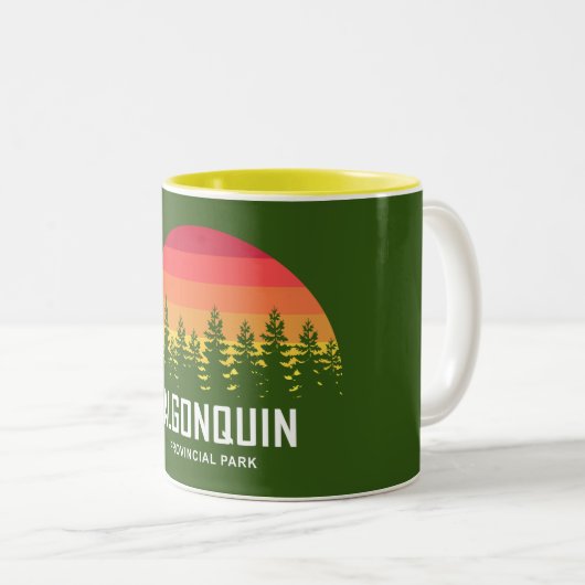 Tasse 2 Couleurs Parc provincial Algonquin (Devant droit)