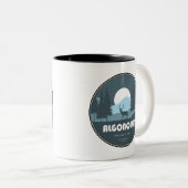 Tasse 2 Couleurs Parc provincial Algonquin Deer (Devant droit)