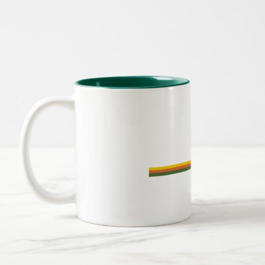 Tasse 2 Couleurs Parc provincial Algonquin Pine Trees Soleil (Gauche)