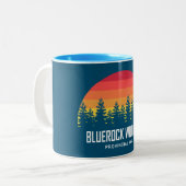 Tasse 2 Couleurs Parc provincial Bluerock Wildland (Devant gauche)