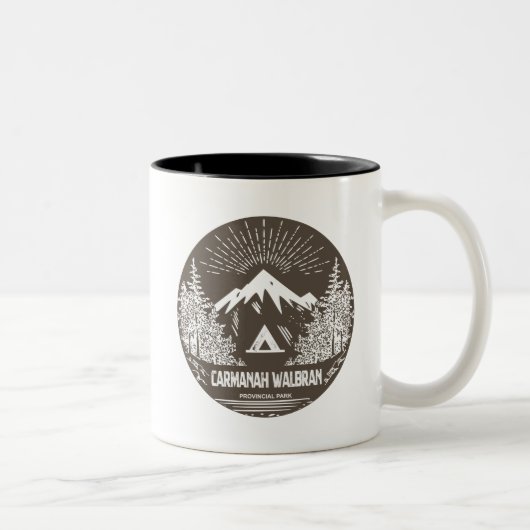 Tasse 2 Couleurs Parc provincial Carmanah Walbran (Droit)