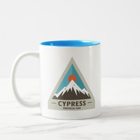 Tasse 2 Couleurs Parc provincial Cypress (Gauche)