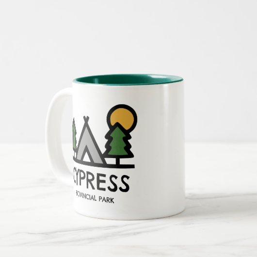 Tasse 2 Couleurs Parc provincial Cypress (Devant gauche)