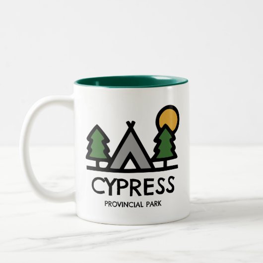 Tasse 2 Couleurs Parc provincial Cypress (Gauche)