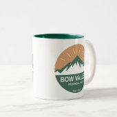 Tasse 2 Couleurs Parc provincial de Bow Valley (Devant droit)