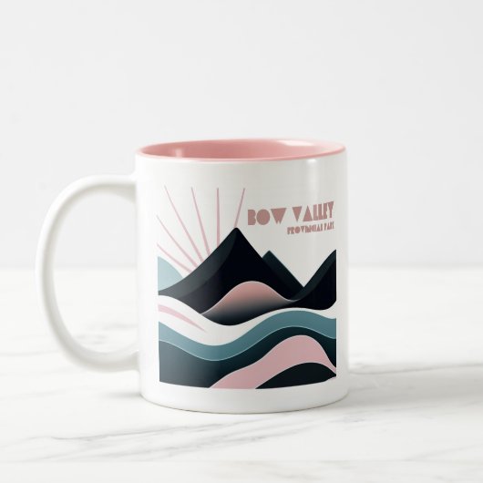 Tasse 2 Couleurs Parc provincial de Bow Valley Colour Hills (Gauche)